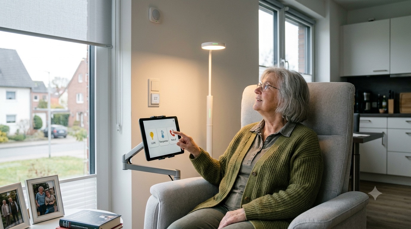Altersgerechtes Wohnen: Selbstbestimmt zuhause dank Smart Home
